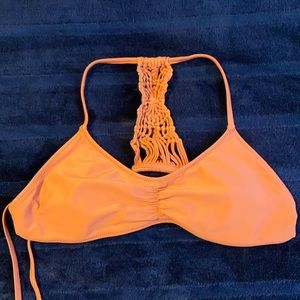 Aerie Crochet Tie Back Bikini Top